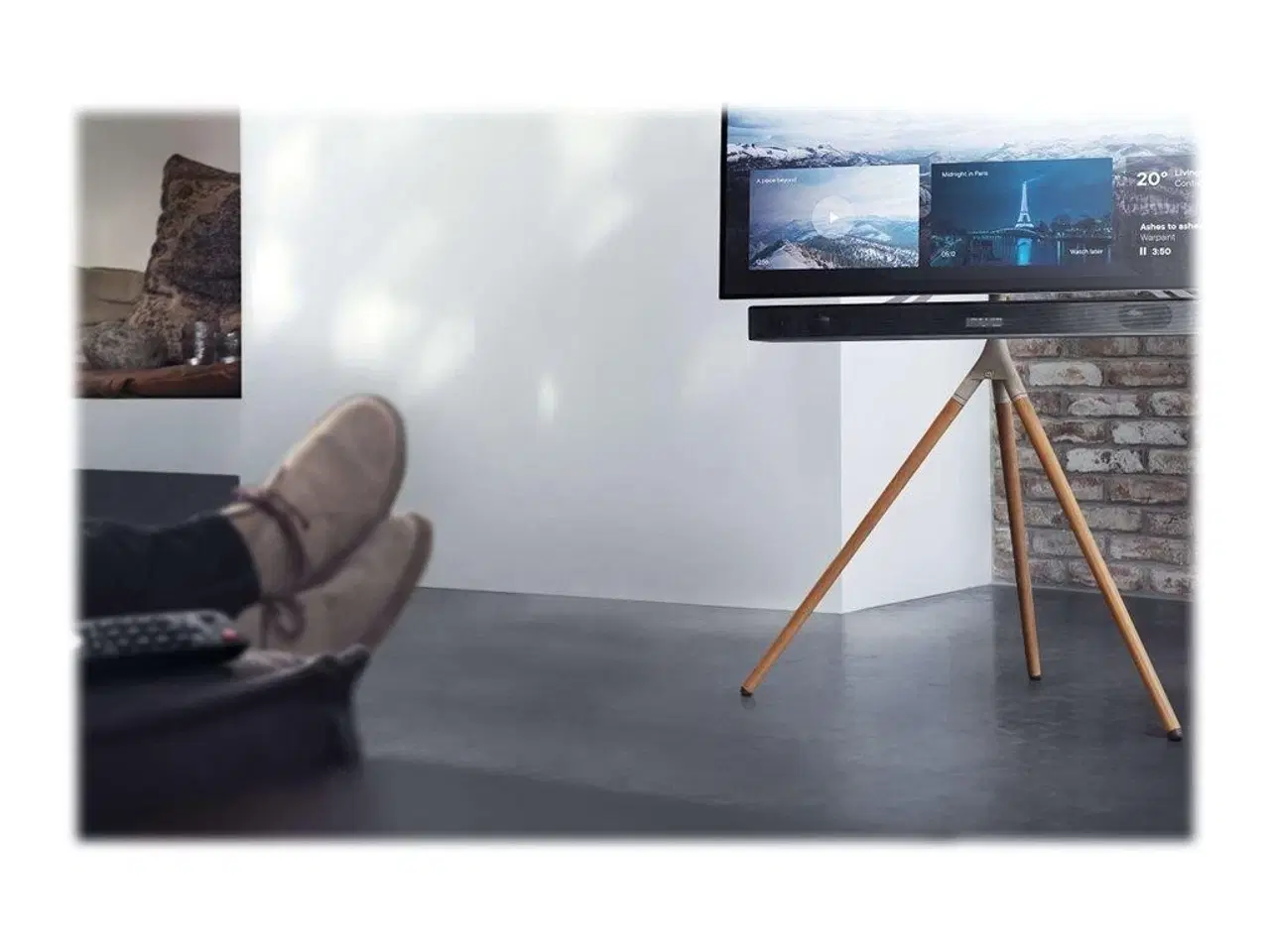 Billede 3 - TV gulvstativ One For All WM 7471 32–65" valnød