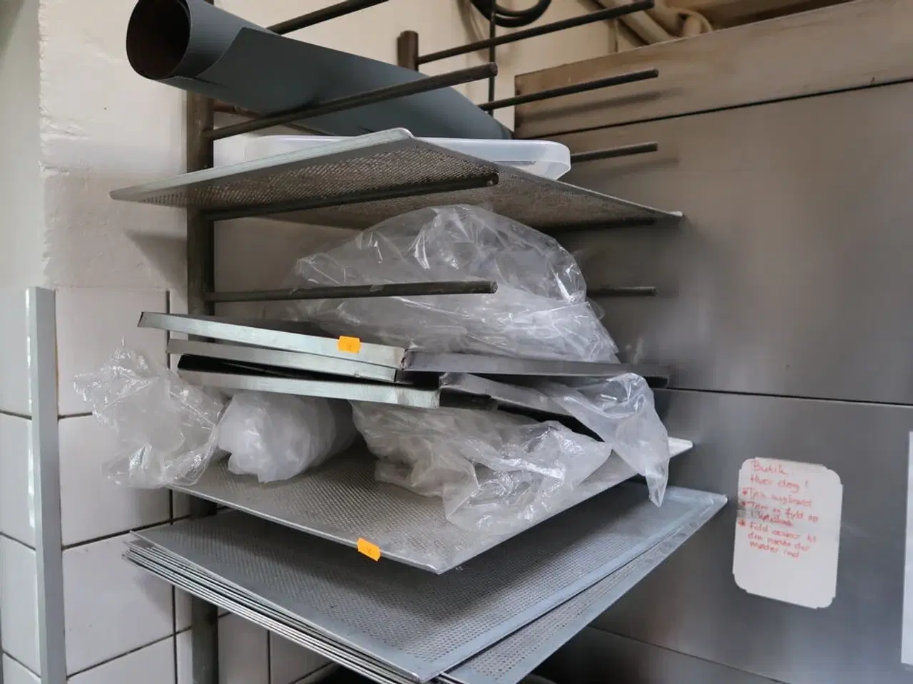 Billede 3 - Vægstativ med div. Bageplader