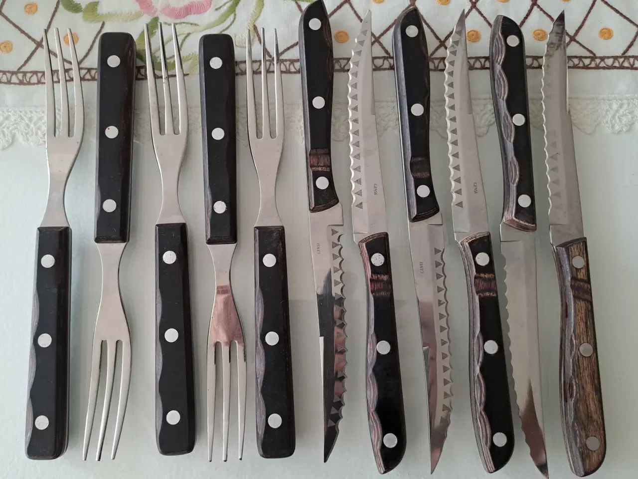 Billede 1 - Gense grilbestik (brun)