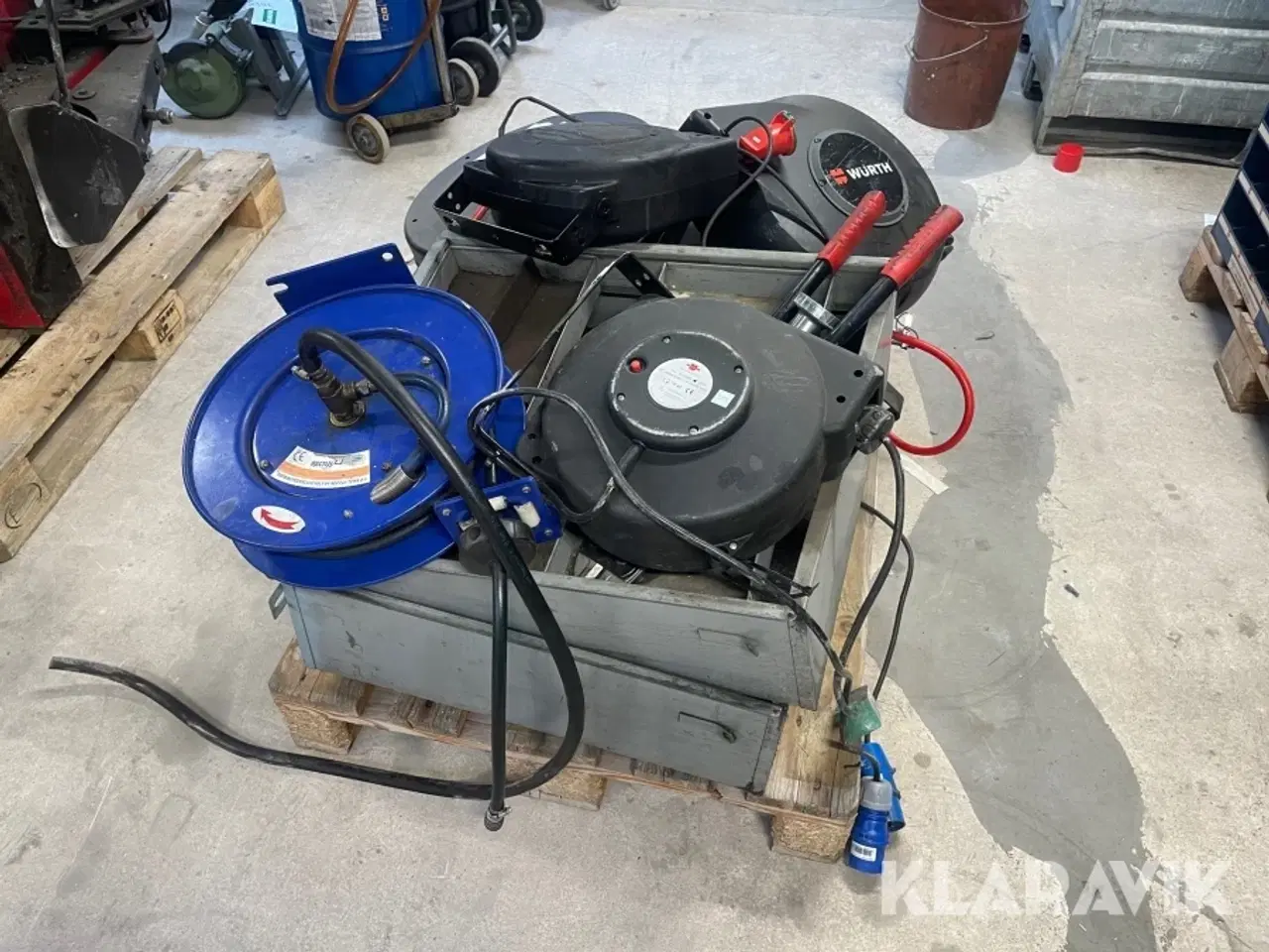 Billede 5 - Slangeopruller - boltsaks - metal skuffer