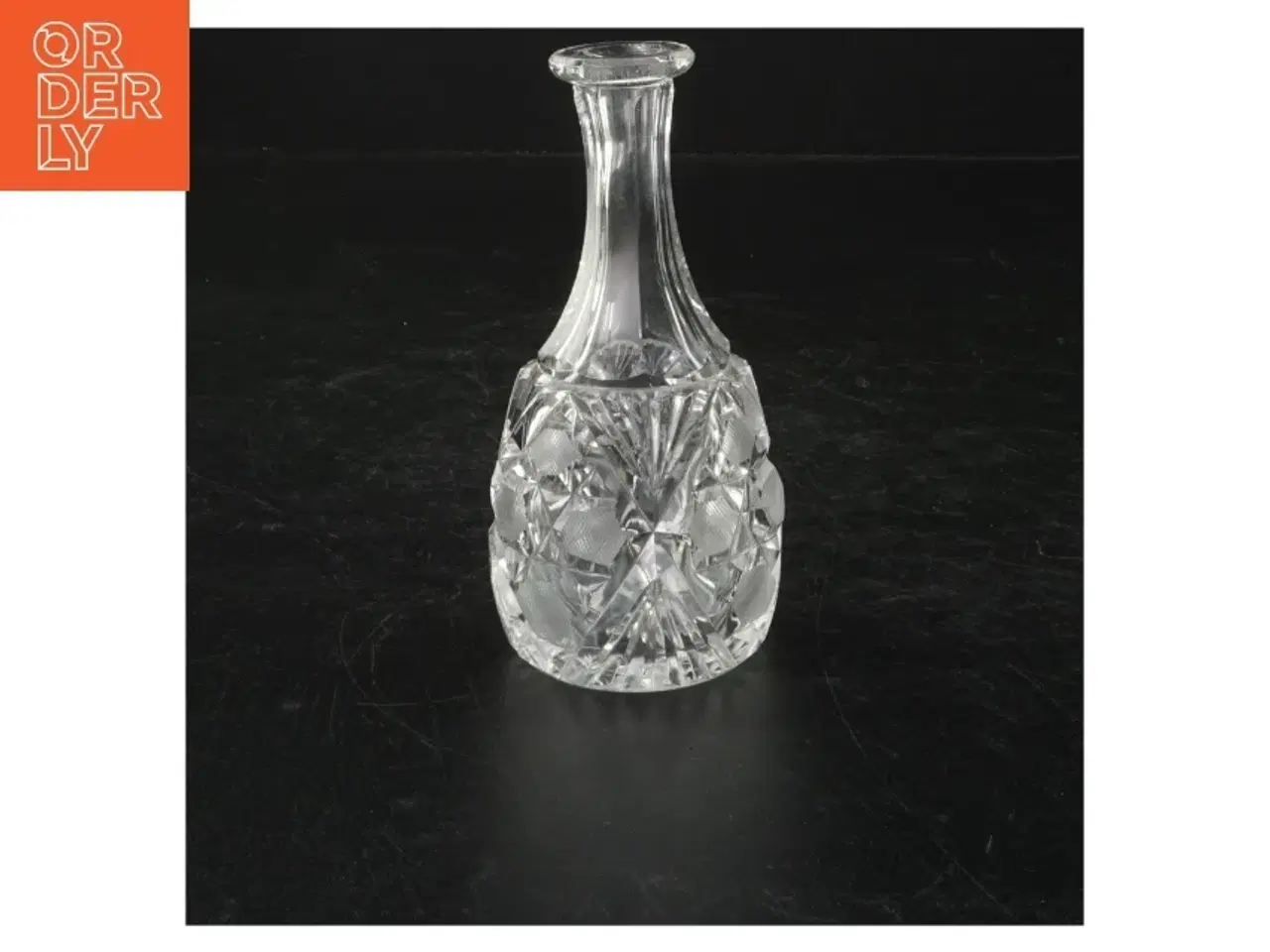 Billede 1 - Krystal karaffel (str. Ø 6 cm. længde, 13 cm)
