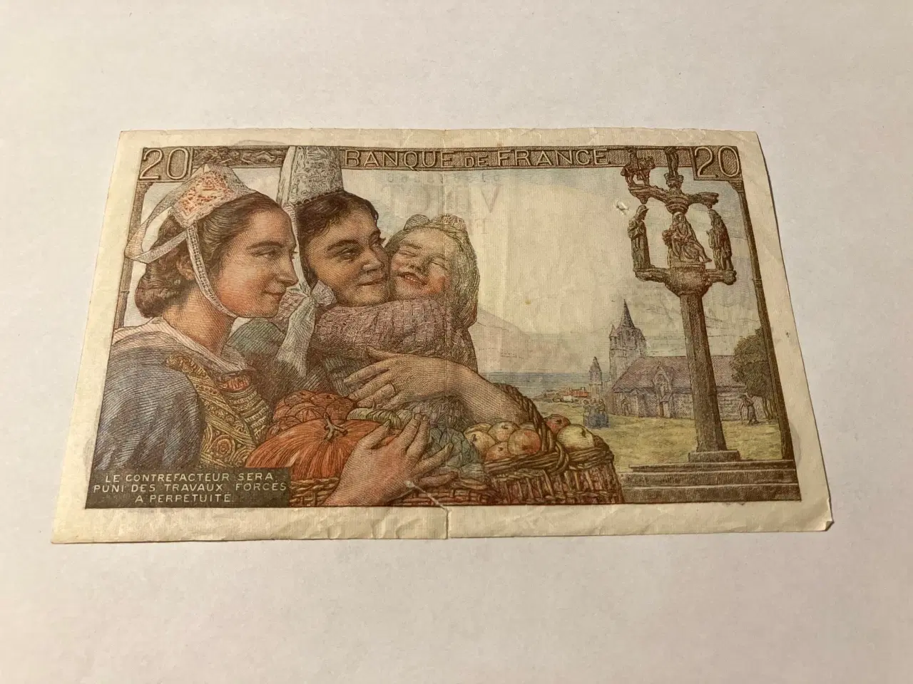 Billede 2 - 20 Francs 1950 G France