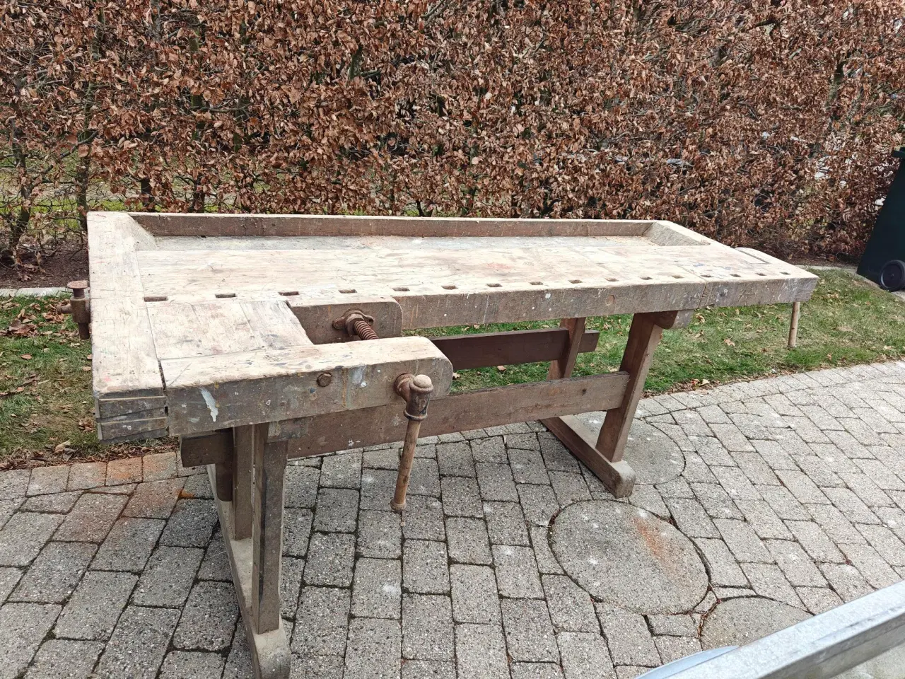 Billede 4 - Snedker høvlebænk/bord