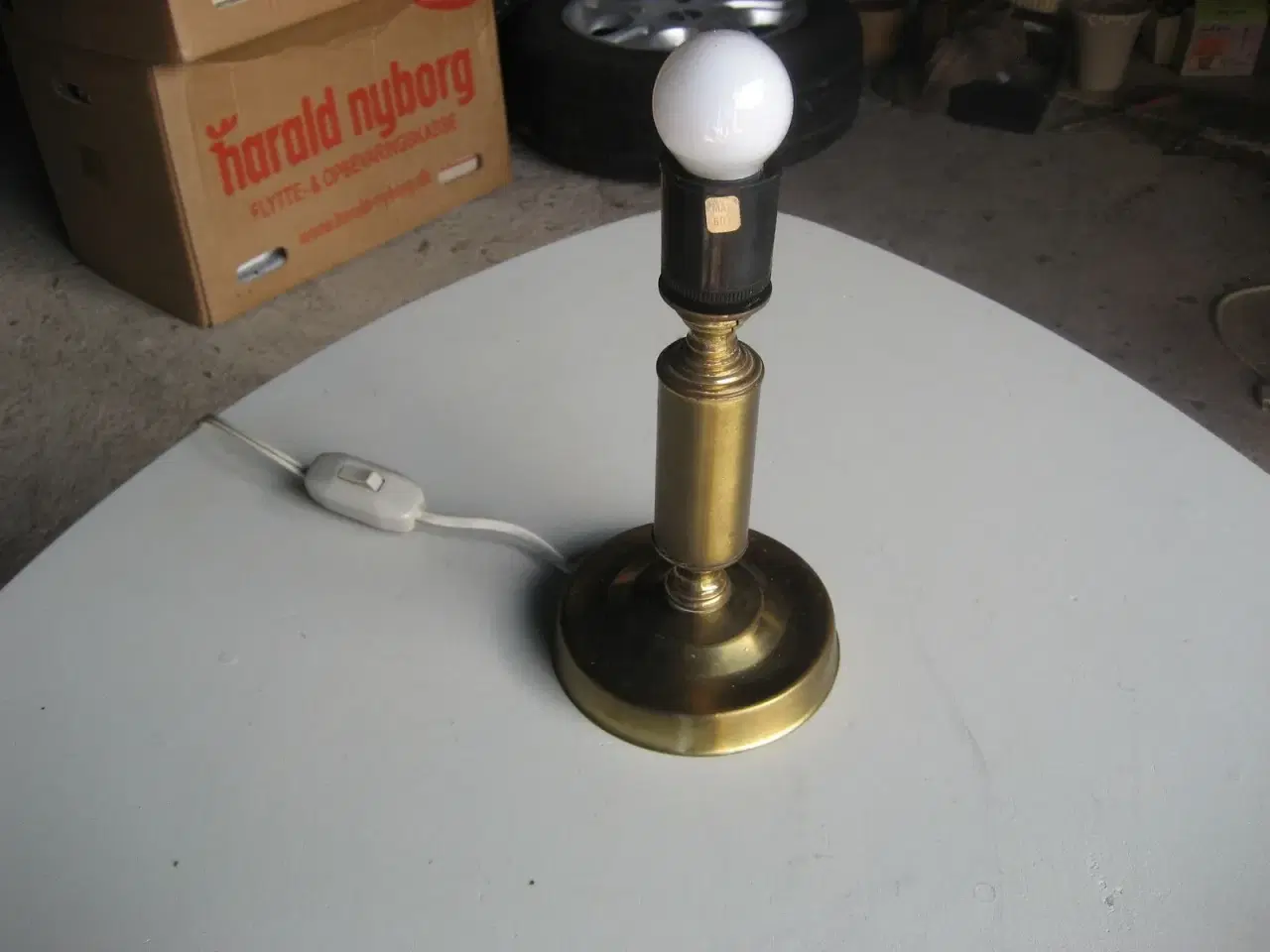 Billede 1 - retro abo bordlampe