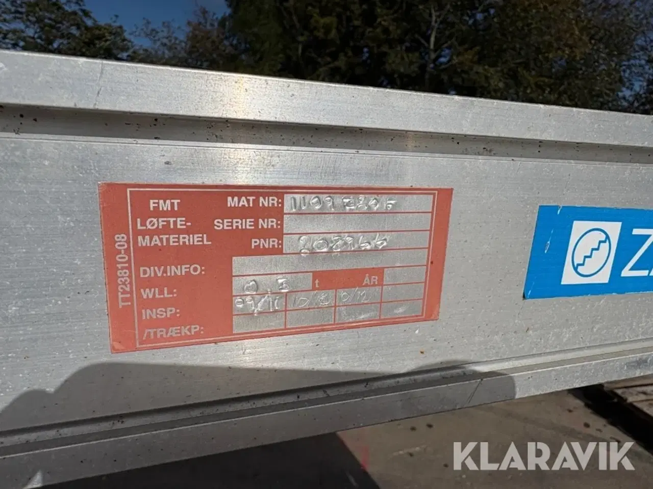 Billede 6 - Mobil platform med ekstra dele Zarges 208966