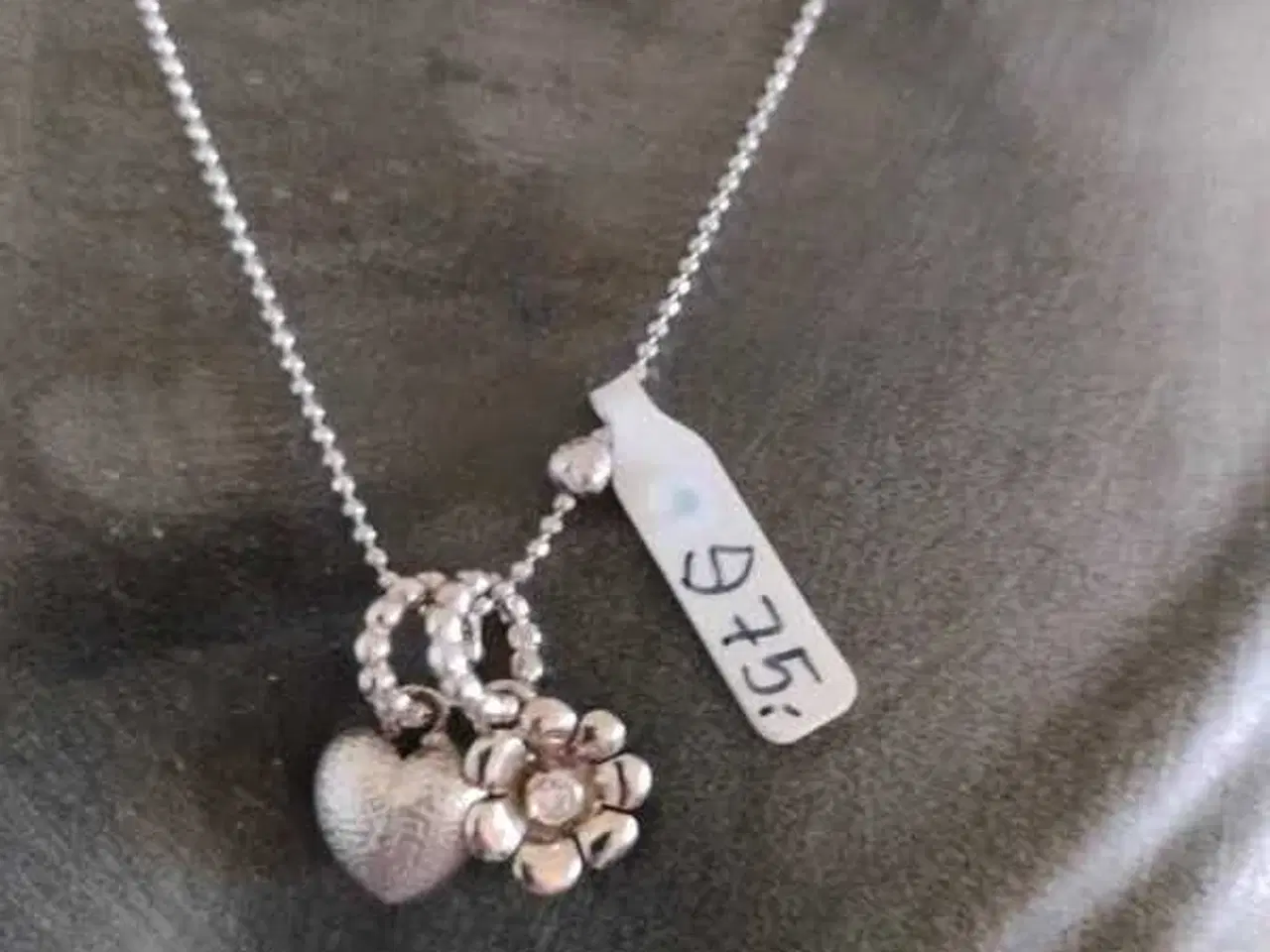 Billede 2 - Ny/ubrugt halskæde med 2 vedhæng i 925 sterling sø