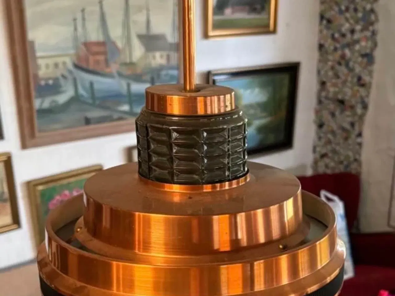 Billede 2 - Kobber lampe 