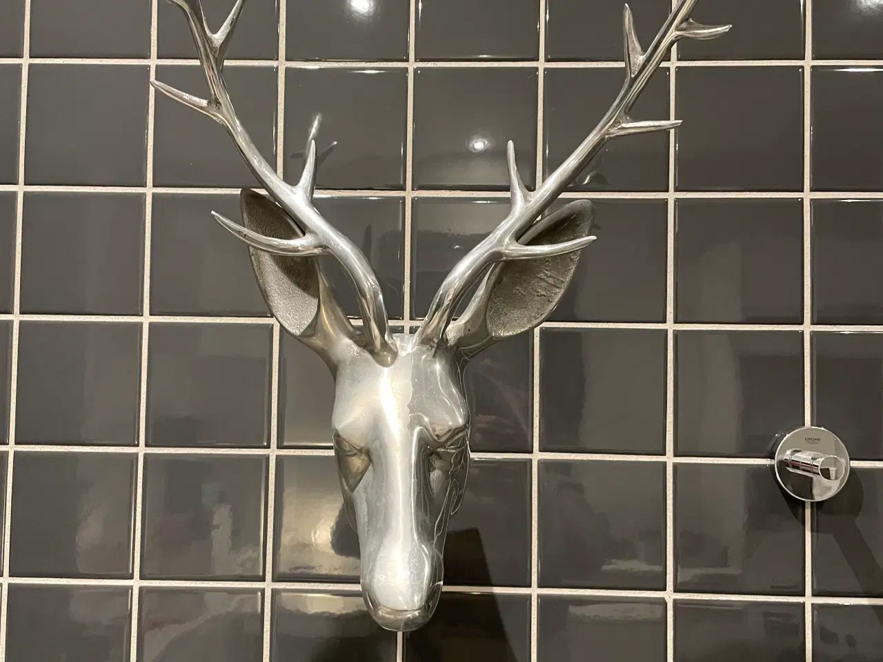 Billede 1 - Gevir hjort aluminium til ophæng