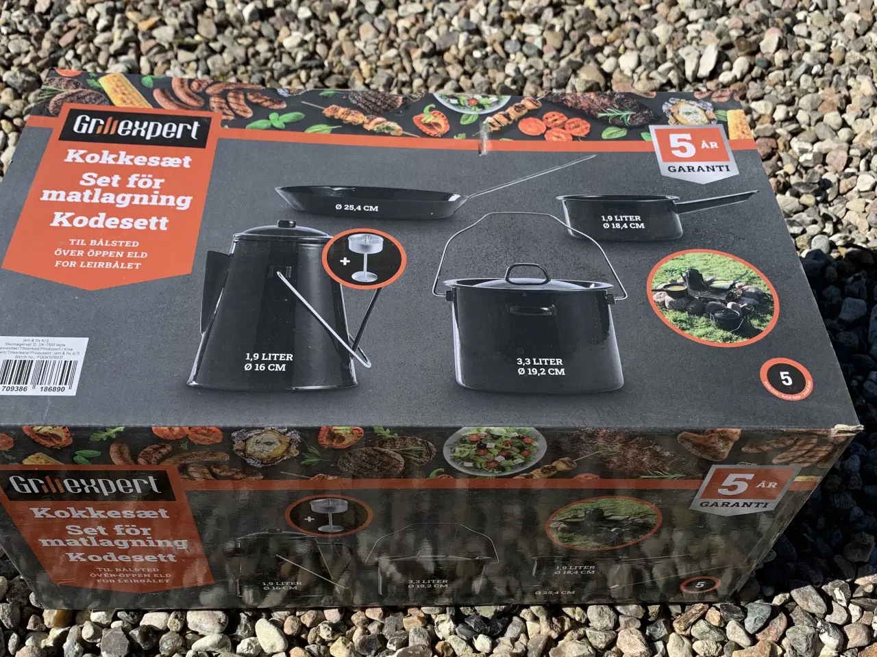 Billede 2 - Kokkesæt til bålsted
