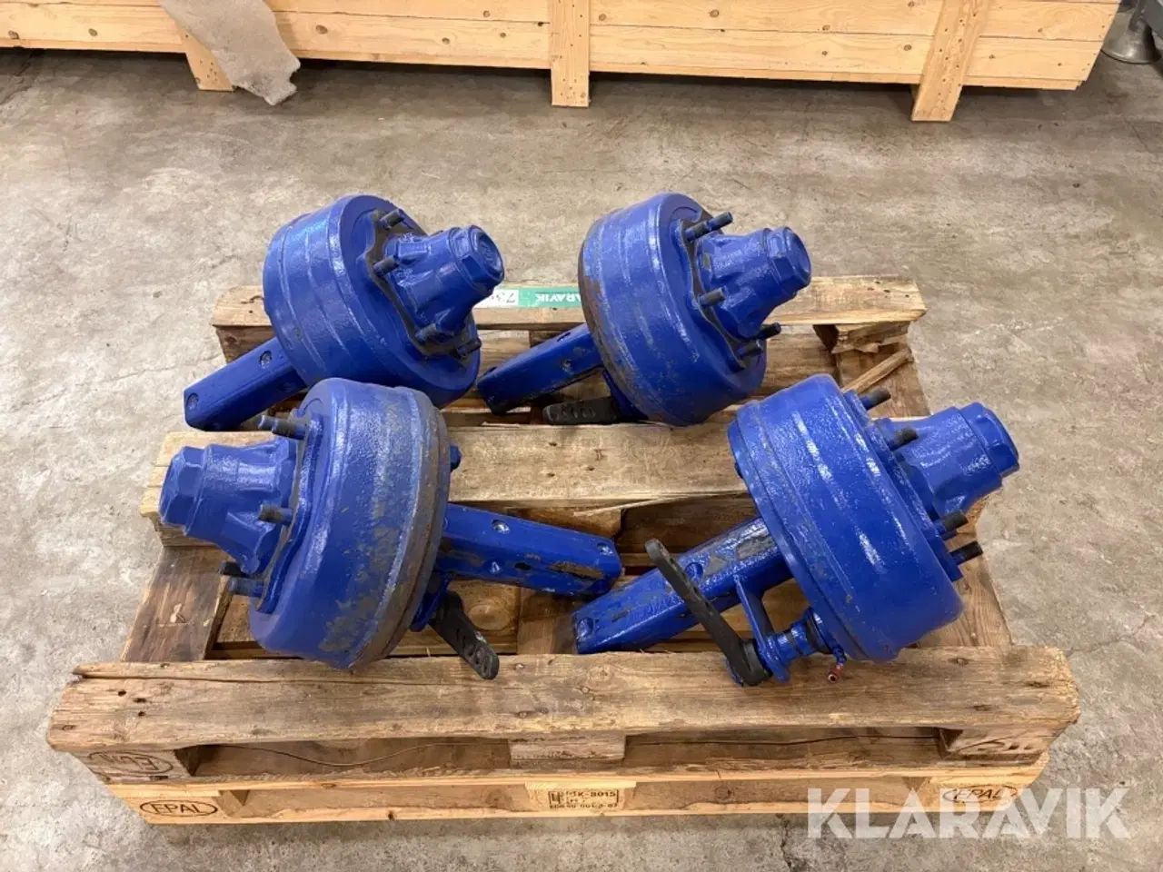 Billede 4 - Stubaksler ADR 4 styk med bremsearm