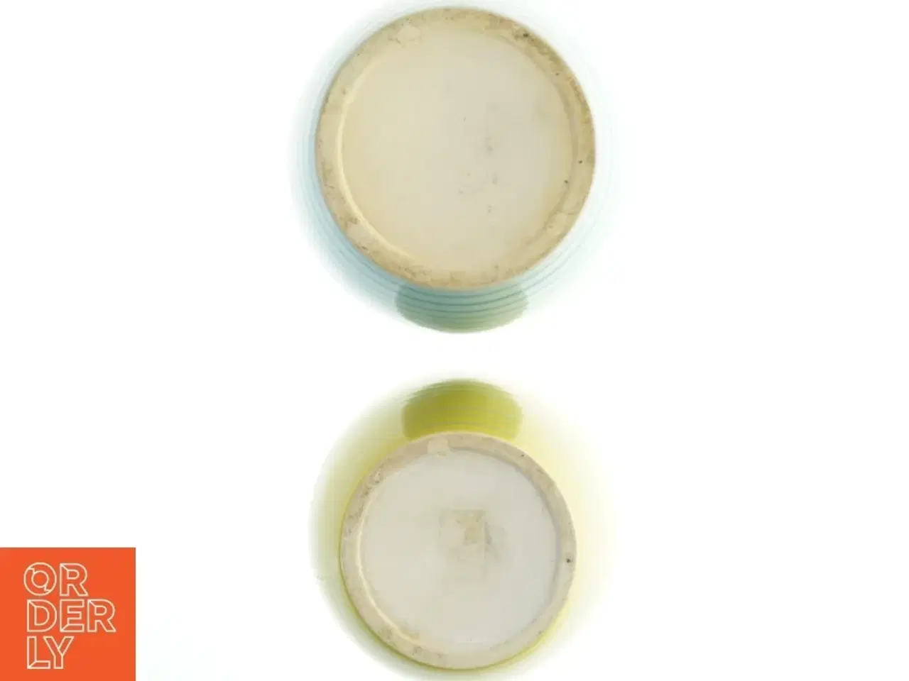 Billede 3 - To keramikpotter (str. 16x17,5 og 13,5x16 cm)