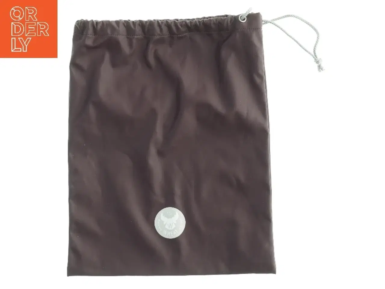 Billede 1 - Sort stofpose med snoretræk fra Wheat (str. 33 x 27 cm)