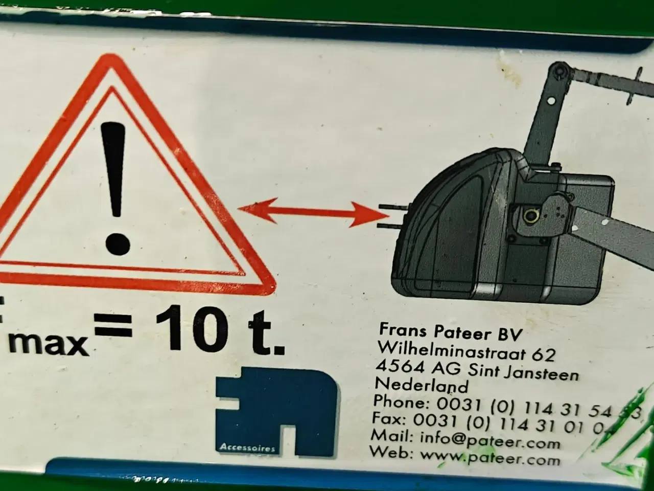 Billede 6 - John Deere 900 kg grøn frontvægt