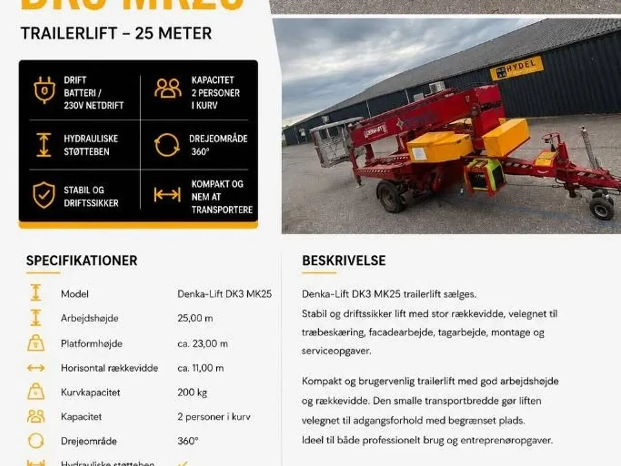 Billede 11 - Denka-Lift Denka-Lift DK 3 MK25