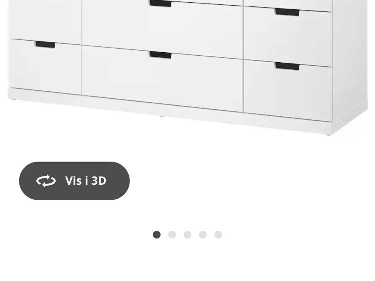 Billede 2 - NORDLI Kommode, 9 skuffer fra IKEA