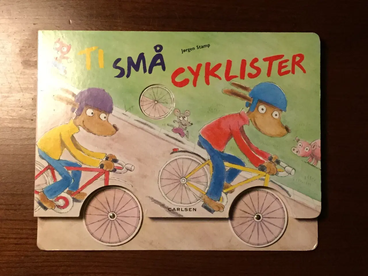 Billede 1 - Ti små cyklister af Jørgen Stamp