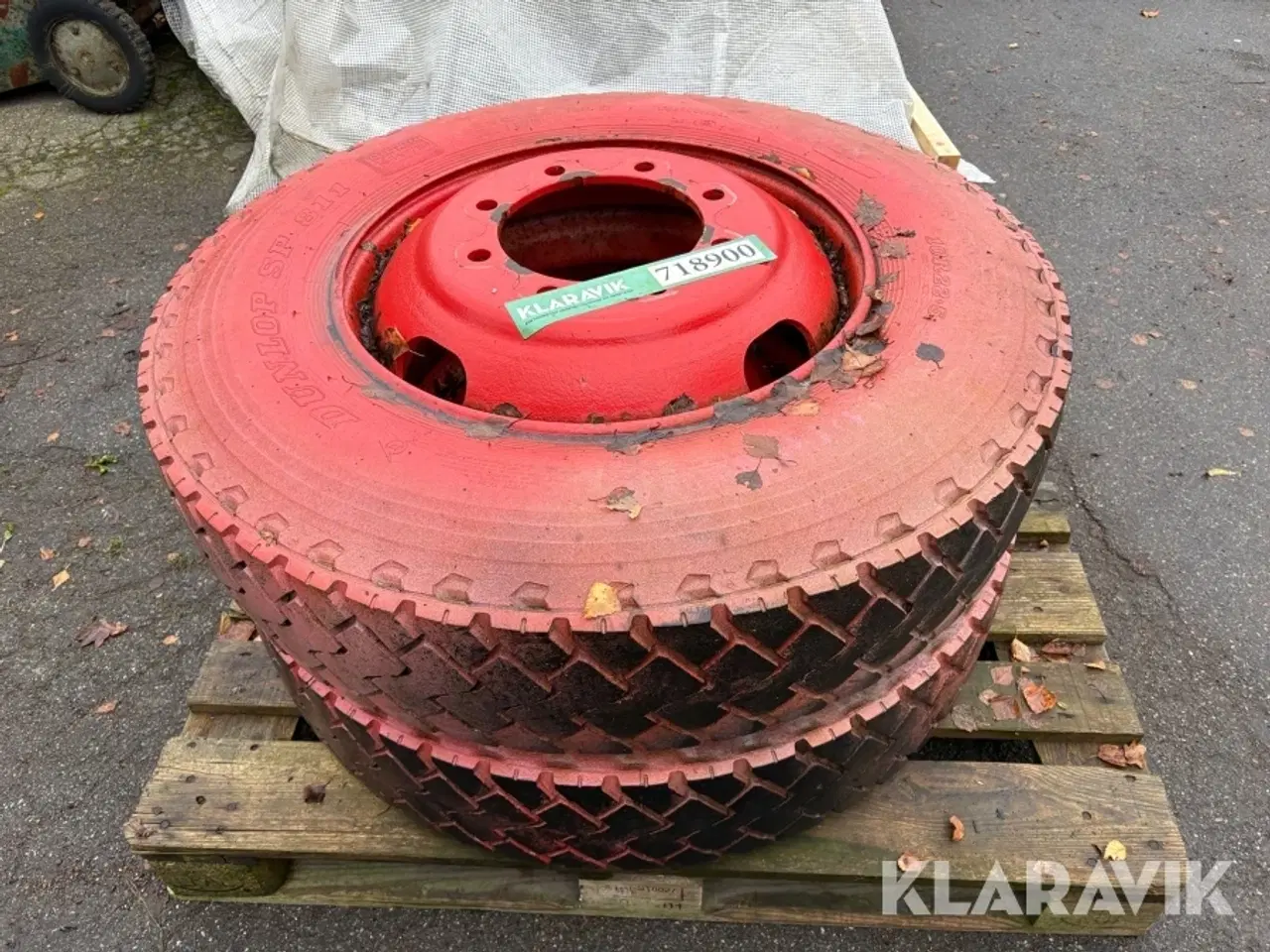 Billede 2 - Dæk med fælg Dunlop SP 811