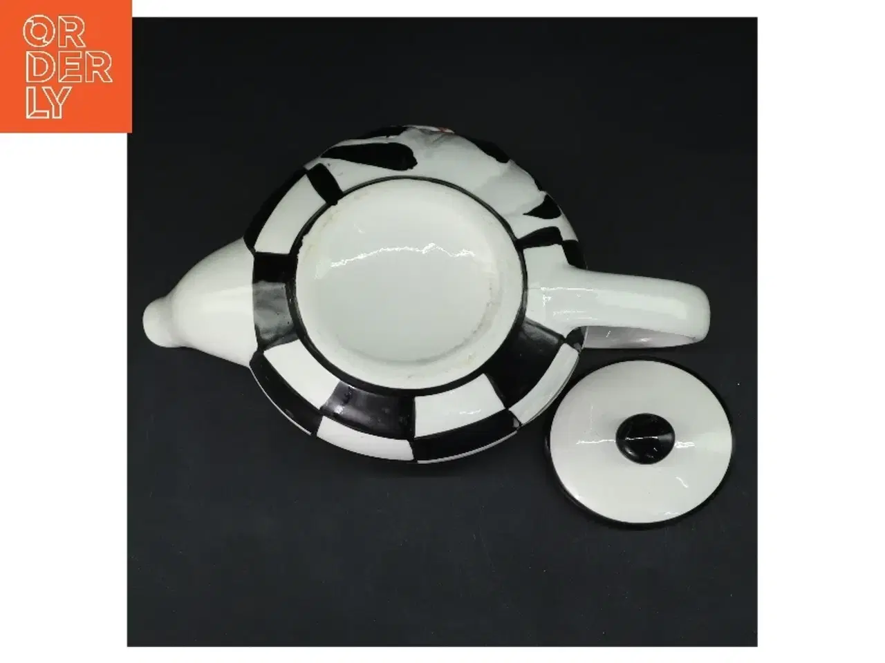 Billede 5 - Teapot med ko-design (str. 24 cm)