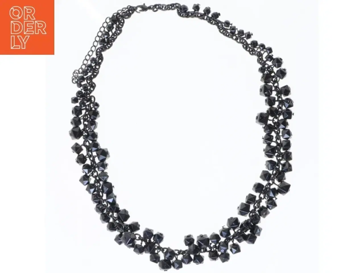 Billede 1 - sort perlekæde (str. 60 cm)