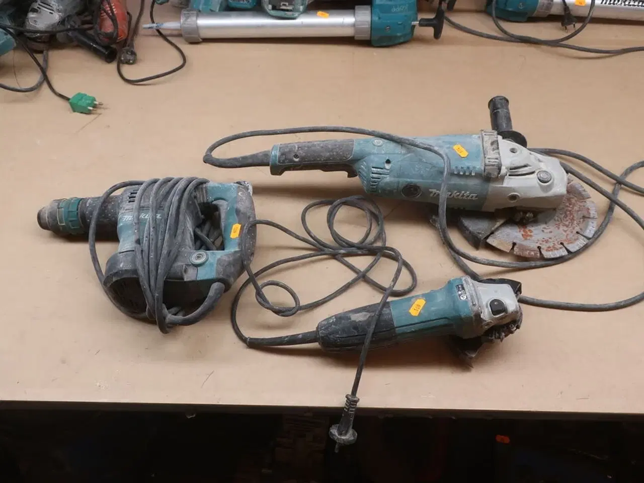 Billede 1 - Vinkelsliber, boremaskine mv. MAKITA Model: GA 503R, GA 9020R, HK1820