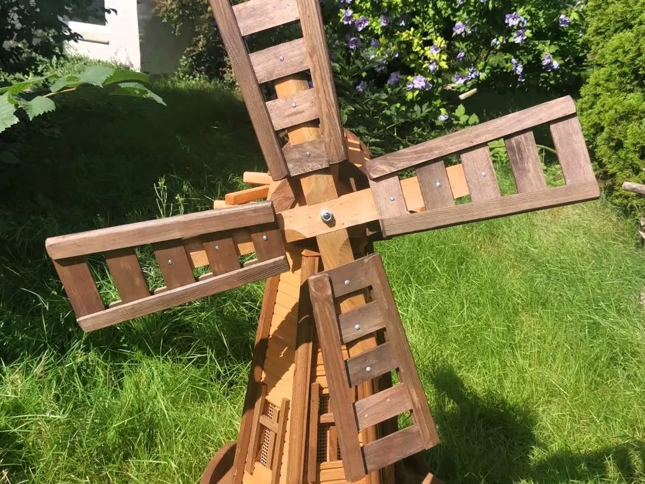 Billede 7 - HAVEMØLLE - Træmøller med LED – 3 størrelser