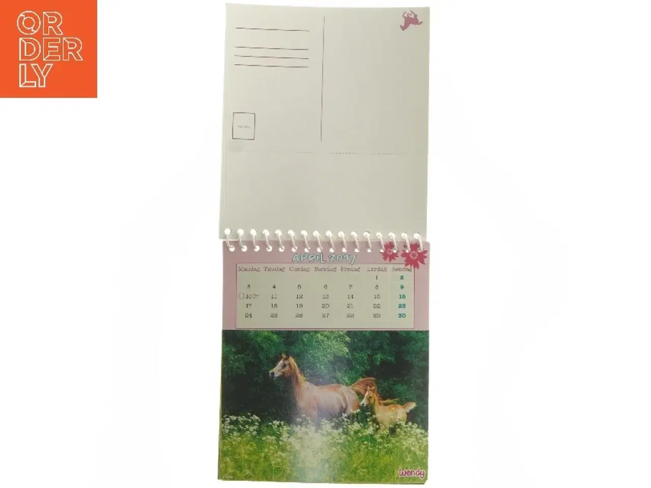 Billede 4 - Postkortkalender 2017 med heste (str. 16x14 cm)