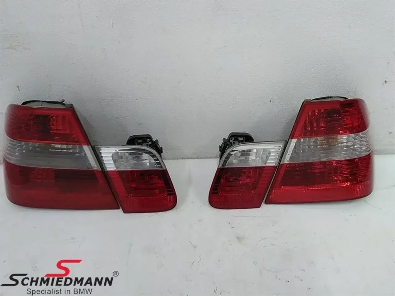 Billede 2 - Baglygter rød/hvide facelift upgrade A61306 BMW E46