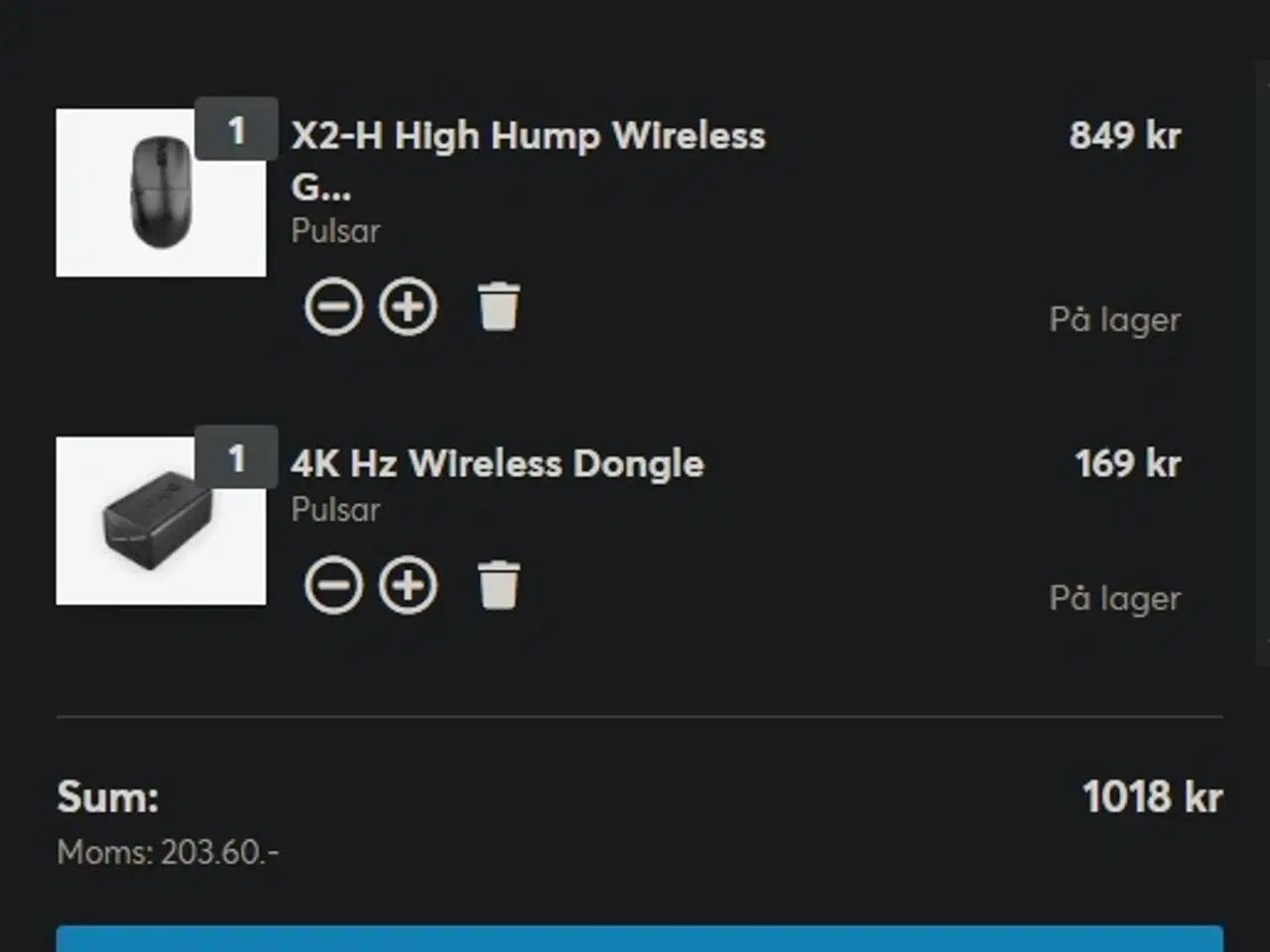 Billede 4 - Pulsar X2H-Mini Wireless (Sort) + 4K Dongle