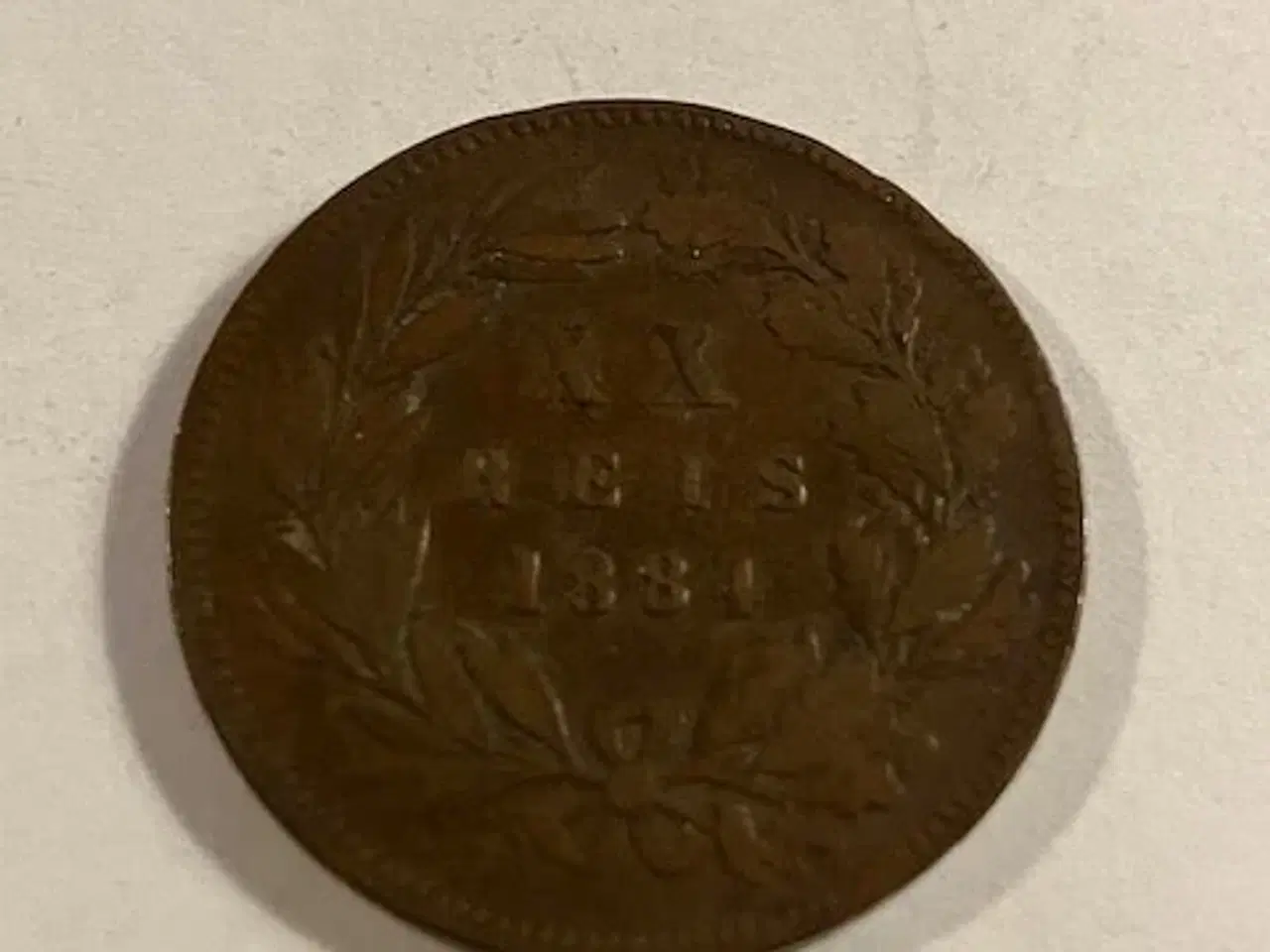 Billede 1 - 20 Reis 1884 Portugal