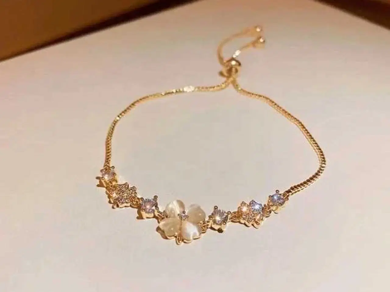 Billede 1 - Guld armbånd 