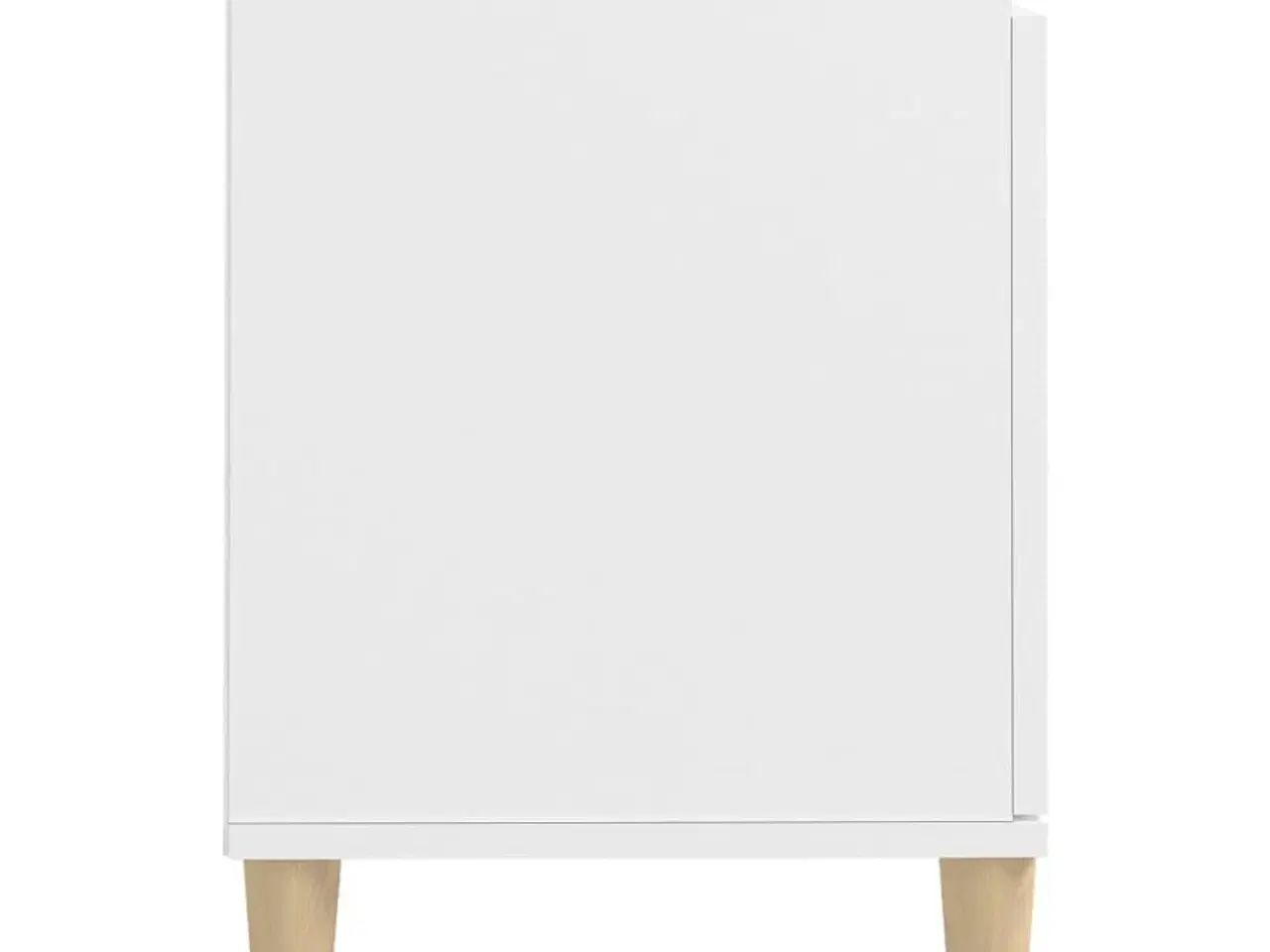 Billede 6 - Tv-bord med massive træben 103,5x35x50 cm hvid