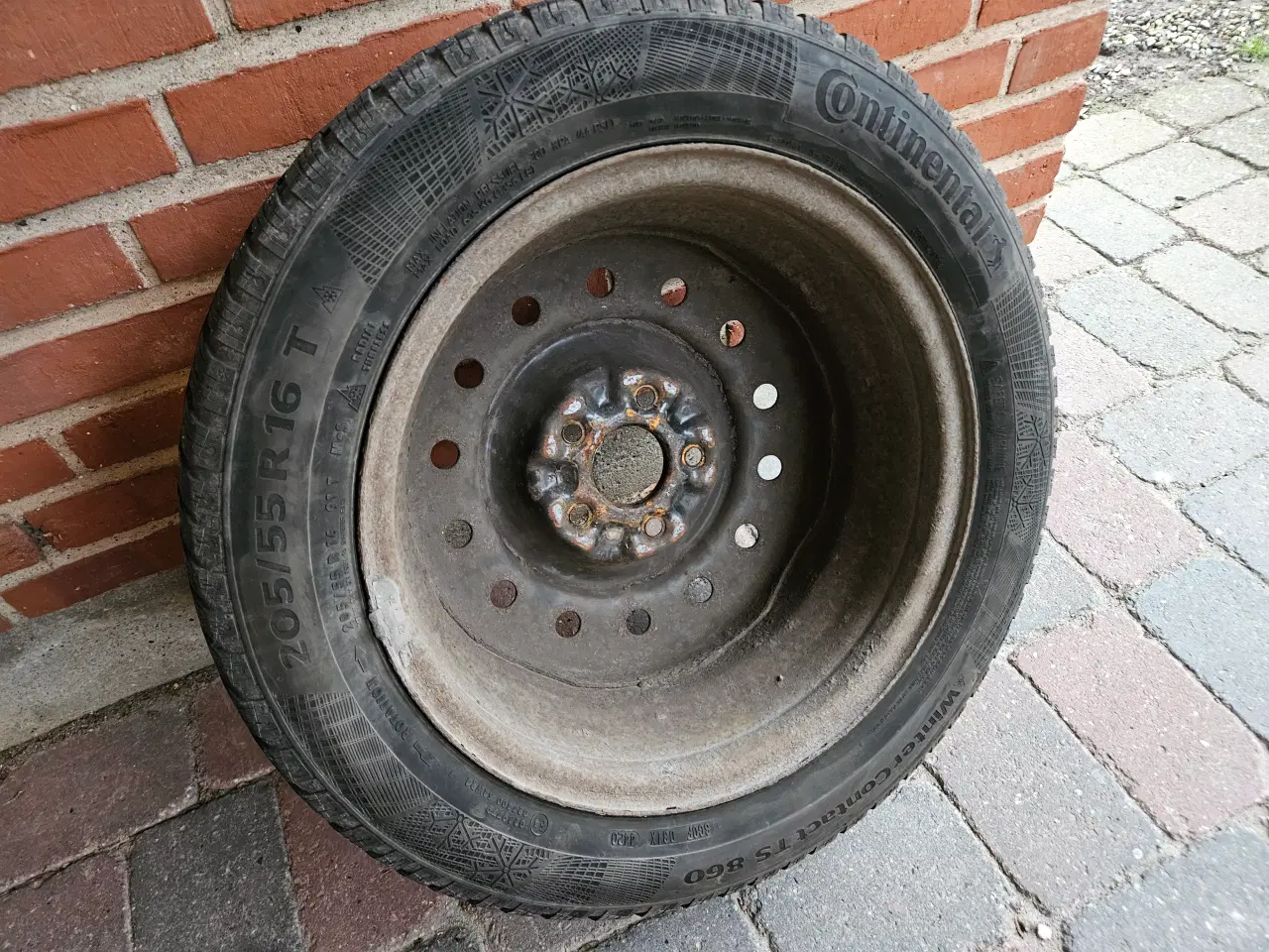 Billede 7 - 4 x stålfælge med vinterdæk fra Nissan Leaf