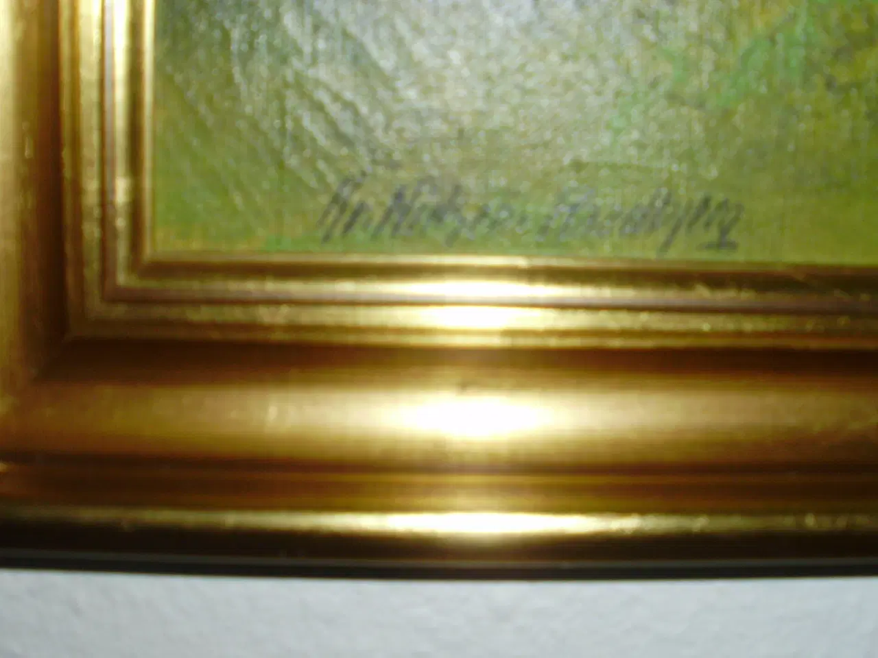 Billede 2 - Maleri   Bromølle Kro ved Jyderup.    (%)