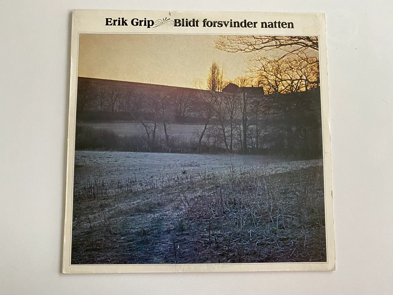 Billede 1 - LP. Erik Grip ‎– Blidt Forsvinder Natten