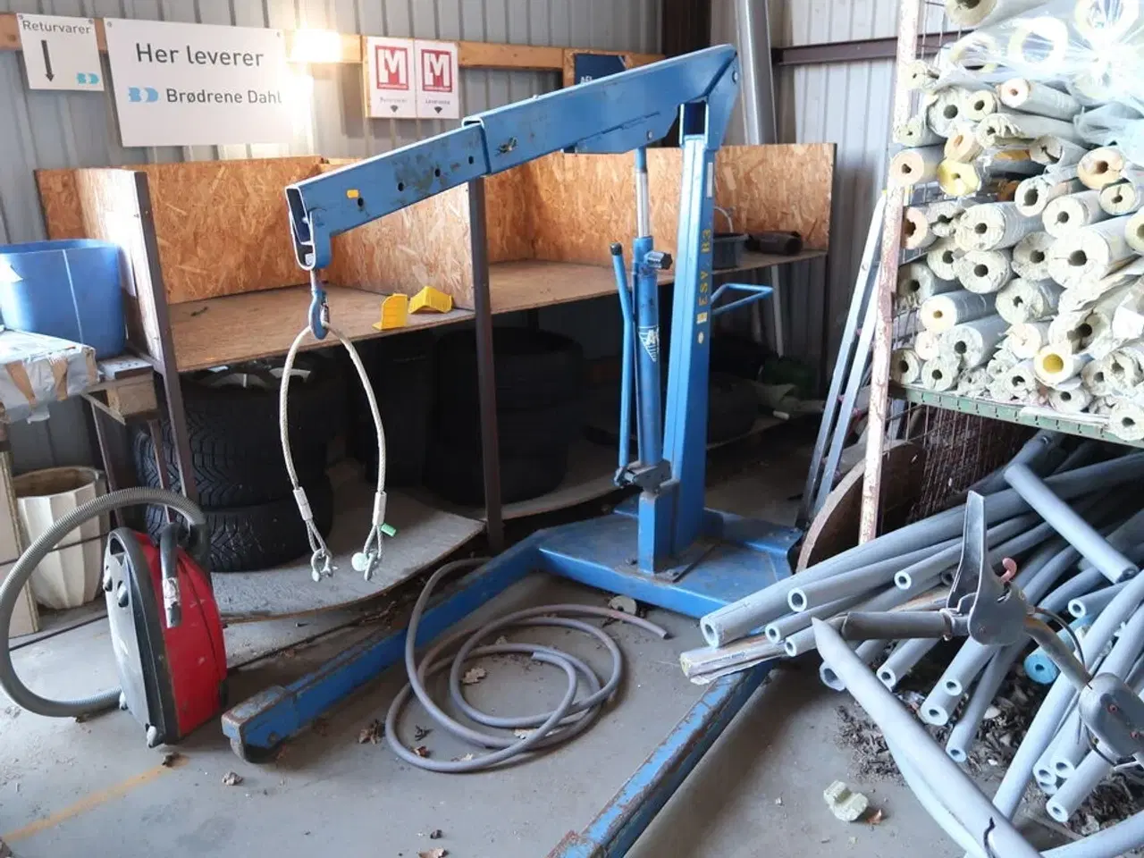 Billede 1 - Værkstedskran AC HYDRAULIC A/S WN15