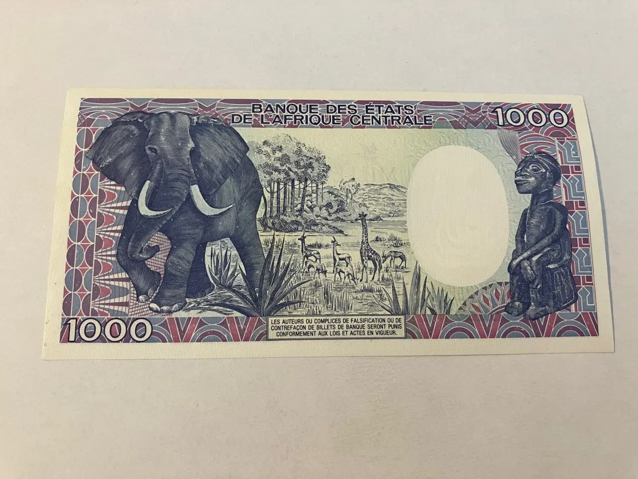 Billede 2 - 1000 Francs Cameroon
