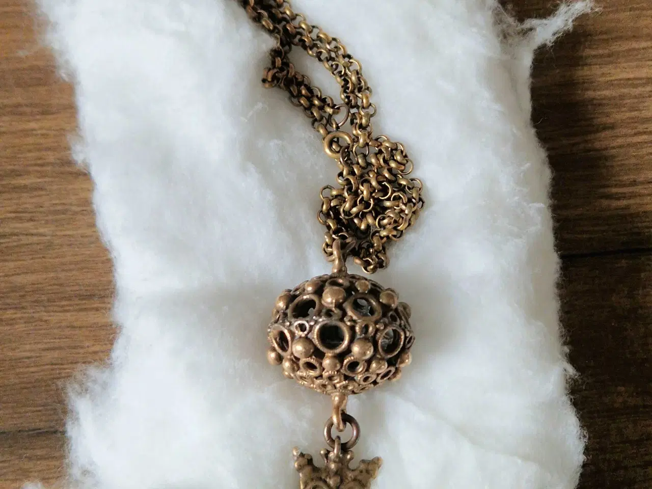 Billede 1 - Nordnorsk vintage amulet bronze kæde "Komsekula "