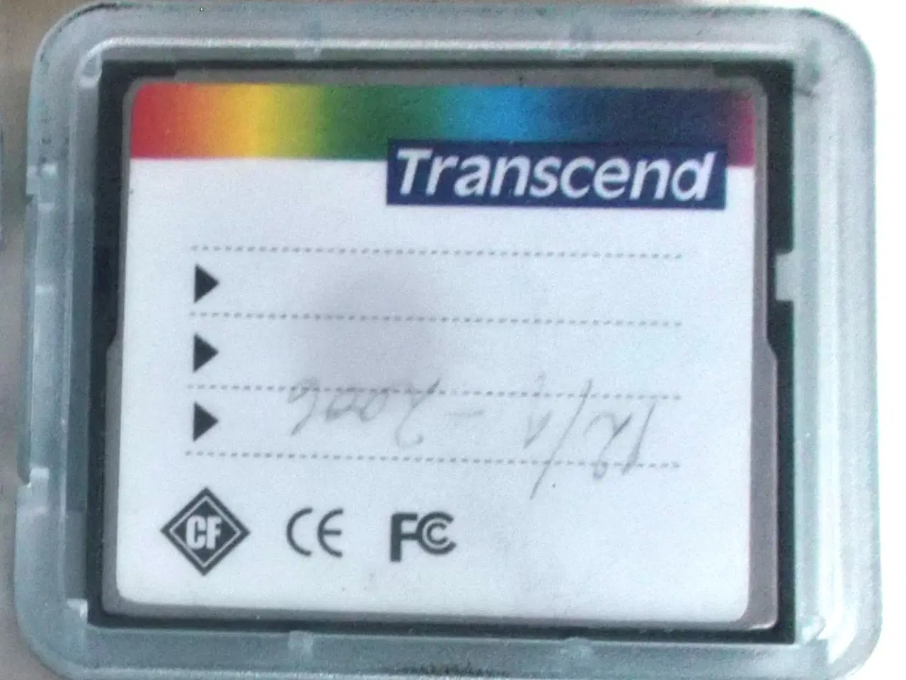 Billede 2 - Transcend 64Mbyte TS64MFLASHCP Compact Flash Card