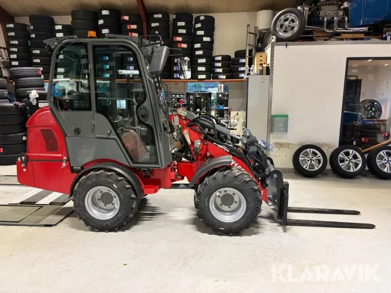 Billede 6 - Minilæsser Bernards W1650C med skovl og gafler