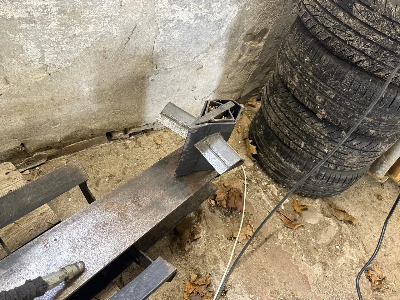 Billede 3 - Brændekløver til traktor