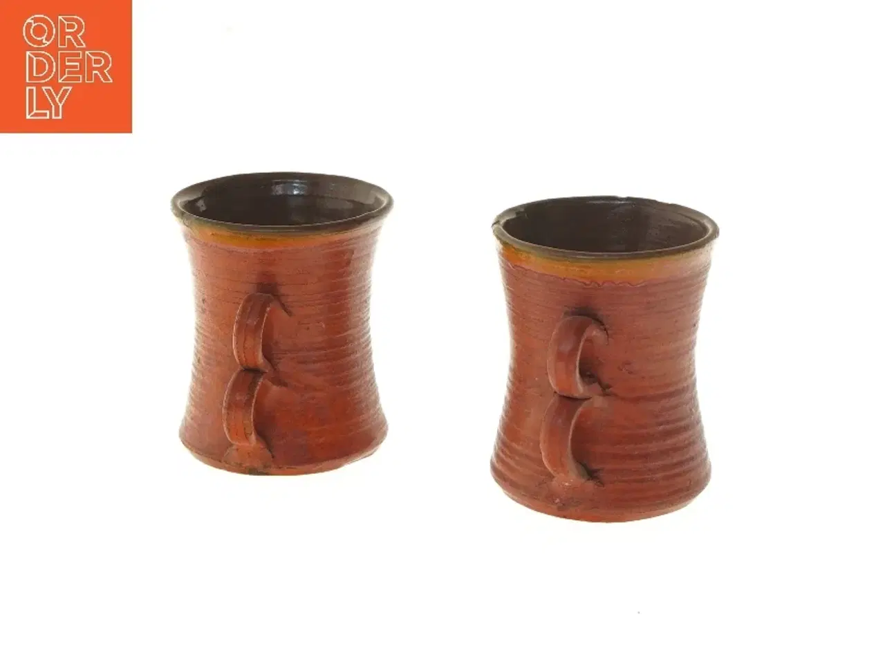 Billede 4 - Keramiske krus med dobbelt hank (str. Ø 9x11 cm)