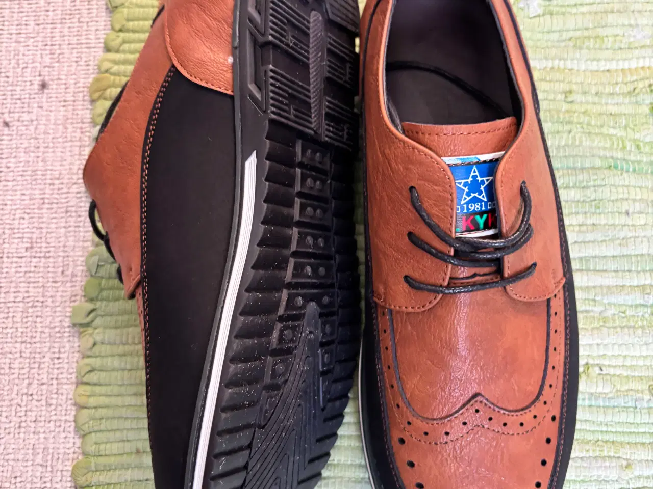 Billede 3 - Herresko i sort / brun - helt nye