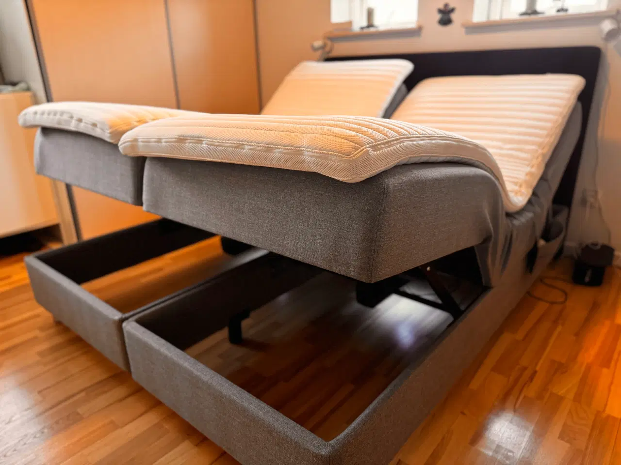 Billede 3 - Viva Lux Hybrid box elevation seng og top madras