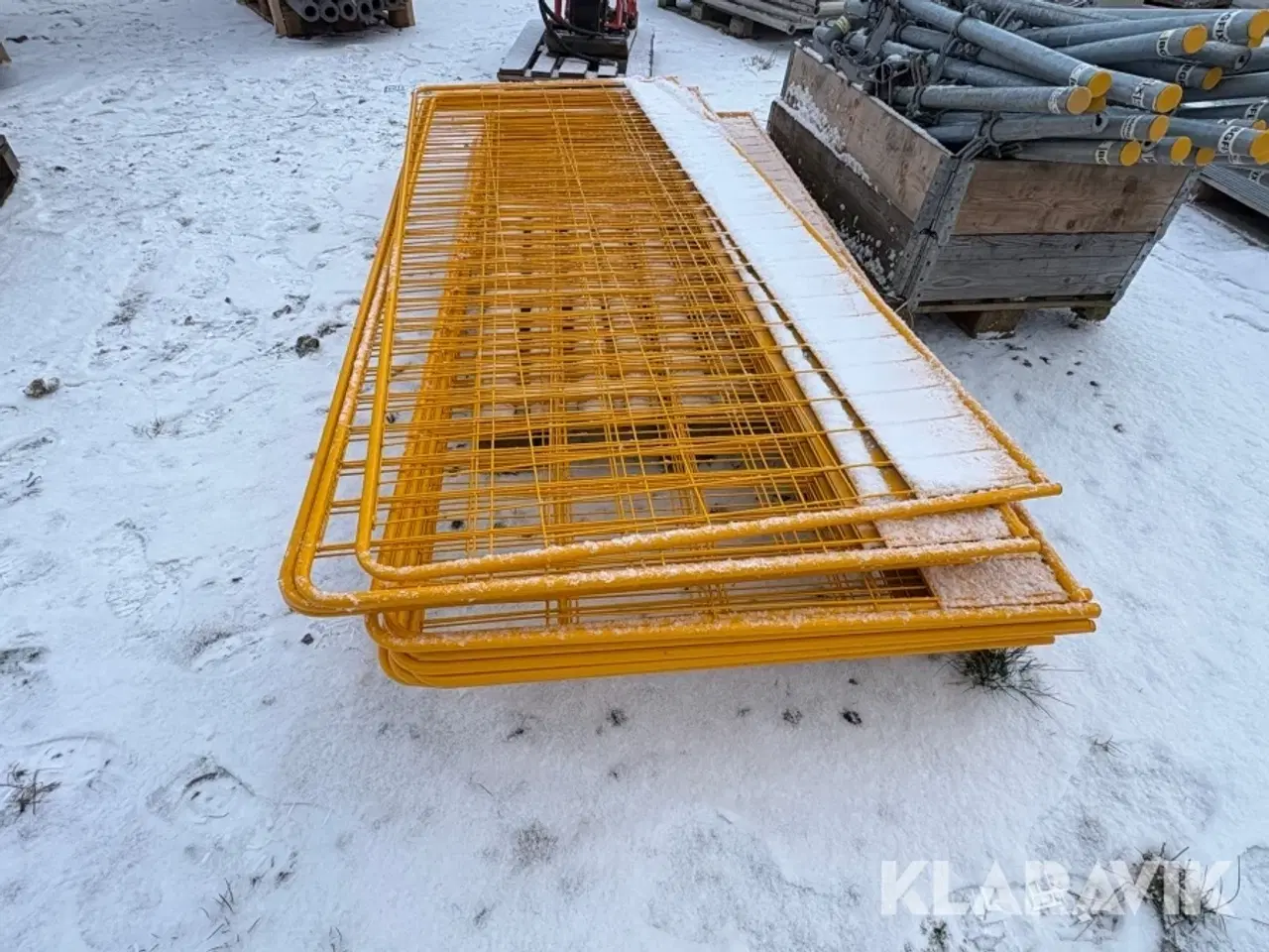 Billede 5 - Byggepladshegn med ben 14 fag