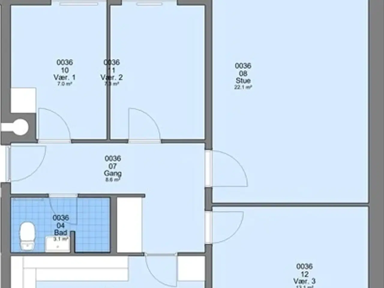 Billede 1 - 91 m2 lejlighed med altan/terrasse, Viborg