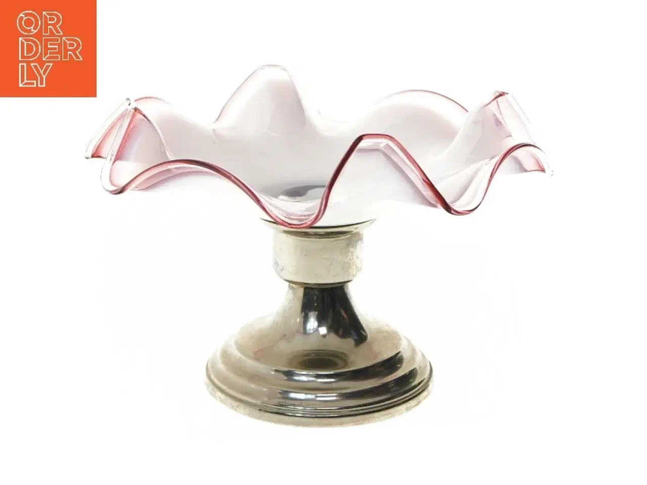 Billede 1 - Visitkort opsats med bølget kant (str. 25x15 cm)