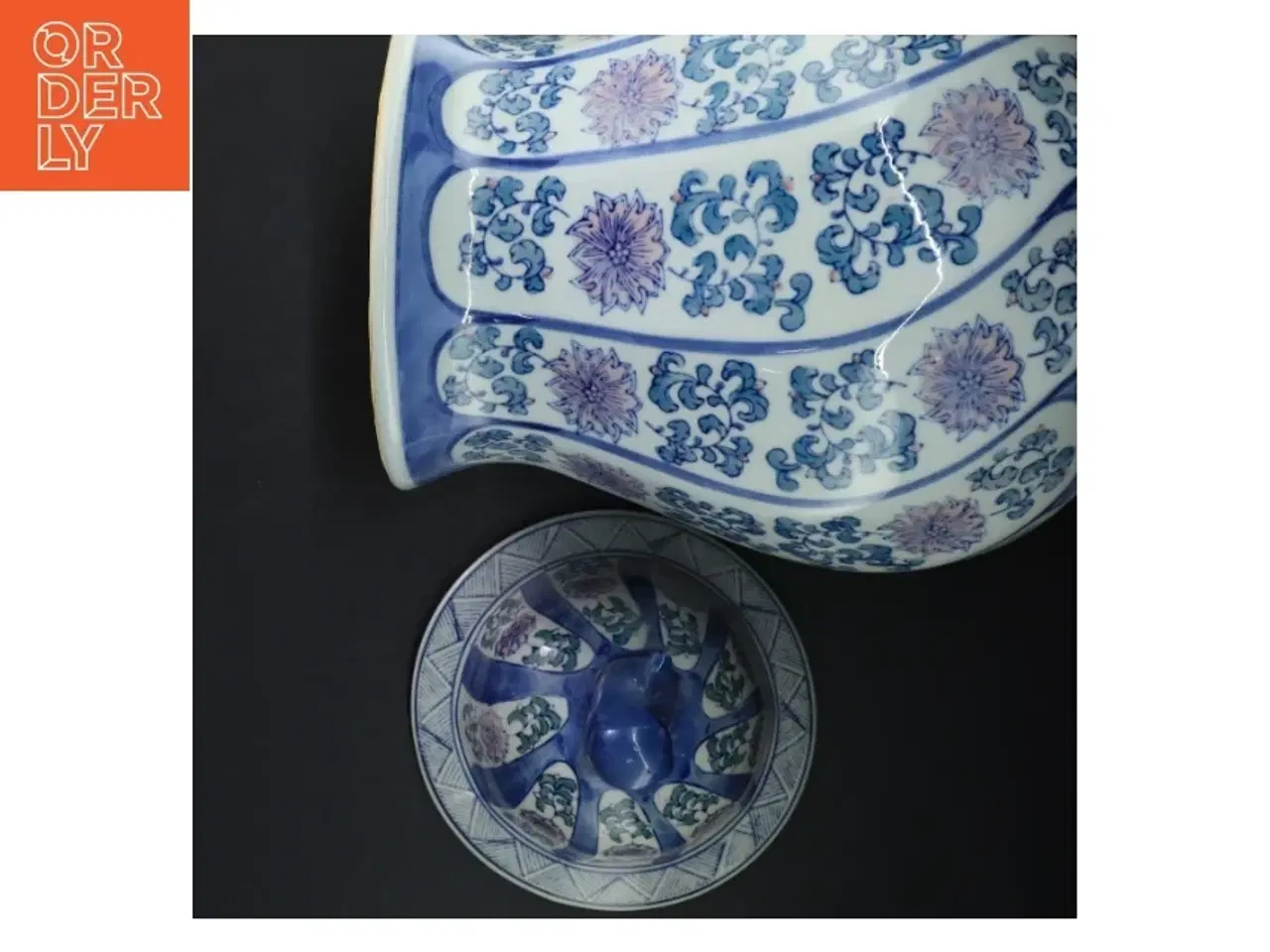 Billede 6 - Porcelænskrukke med låg (str. 47 cm)