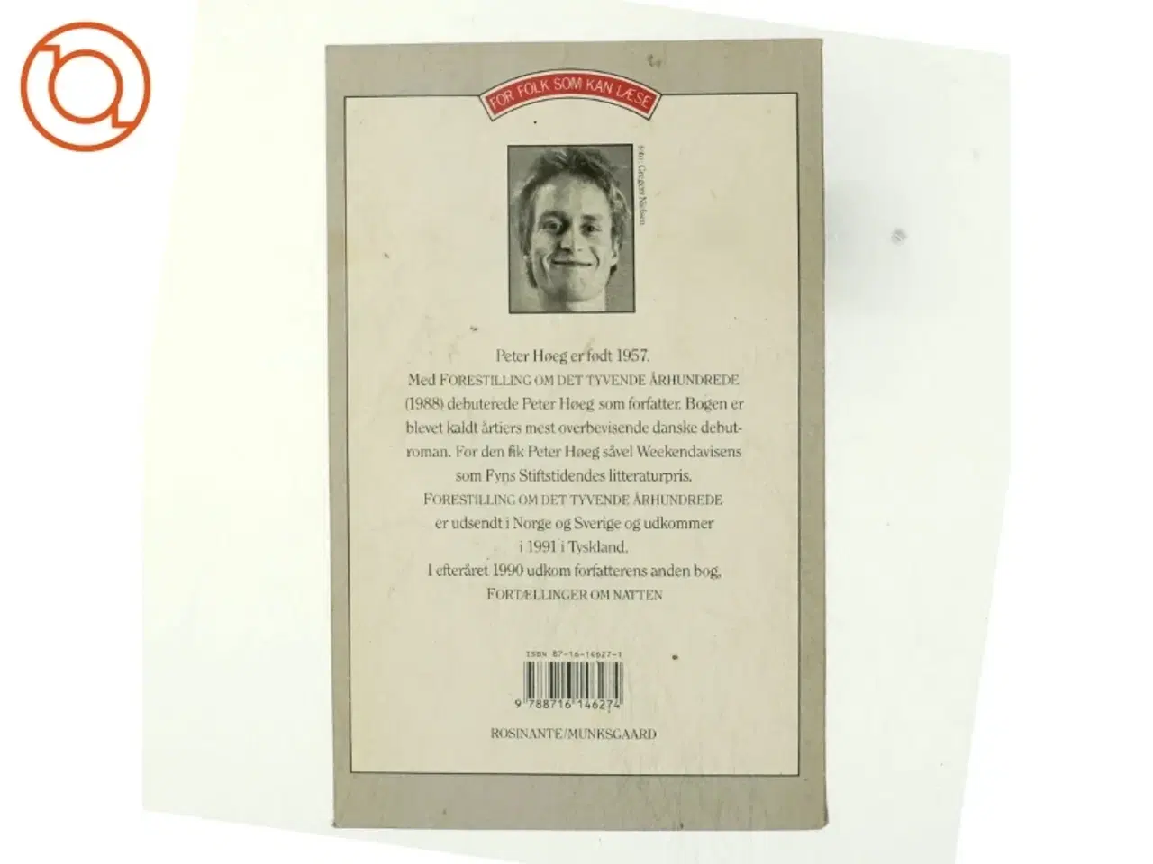Billede 3 - Forestilling om det tyvende århundrede : roman af Peter Høeg (f. 1957-05-17) (Bog)