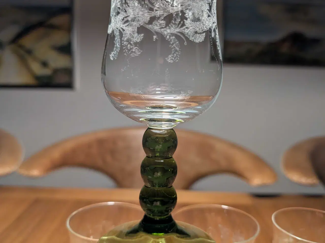 Billede 1 - Rømerglas med fin gravering