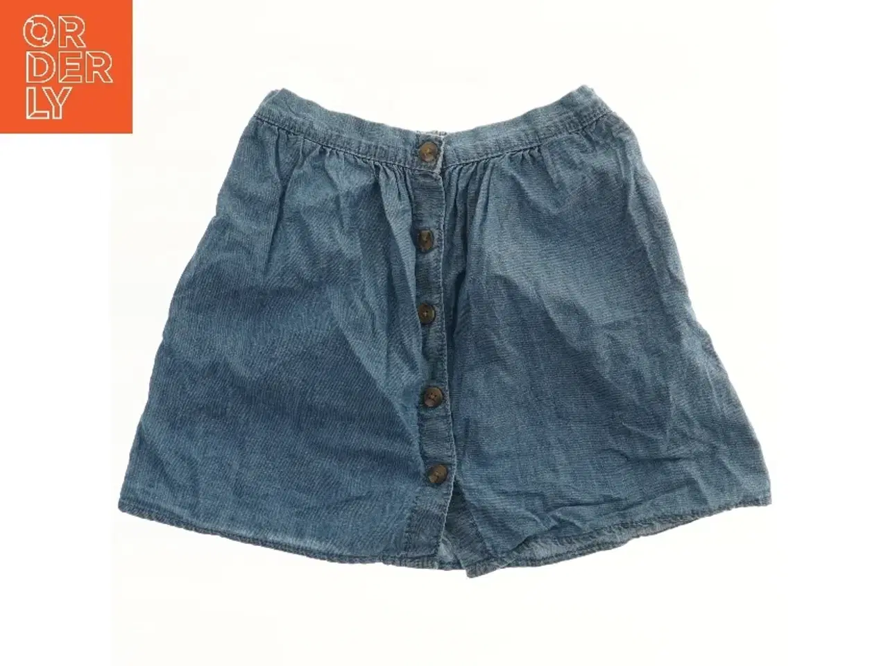 Billede 2 - Denim nederdel med knapper fra H&M (str. 134)